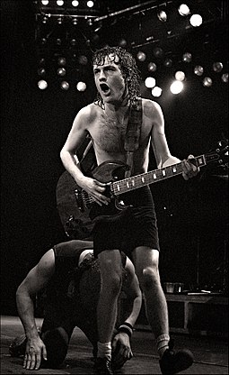 Angus Young from AC DC